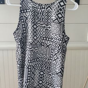 Black and white shirt